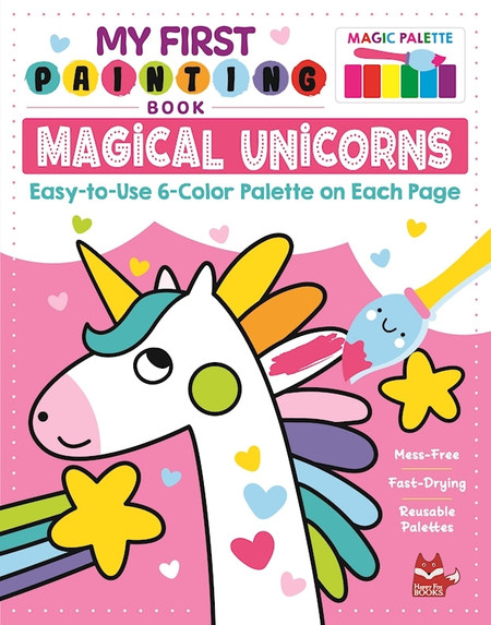 my first painting book - magical unicorns