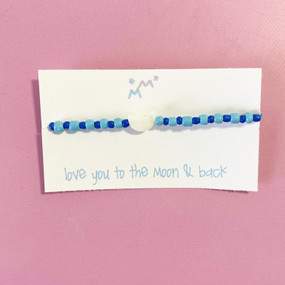 love you to the moon bracelet