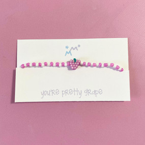 you're pretty grape bracelet