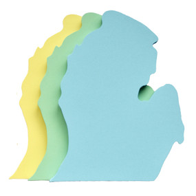 michigan shaped notepad (assorted)