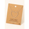 heart cutout pendant necklace