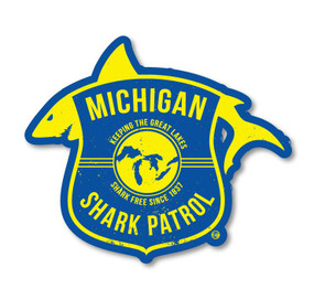 shark patrol sticker