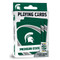 michigan state playing cards