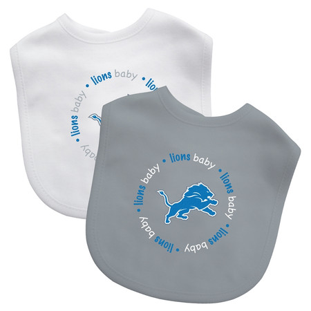 detroit lions baby bibs