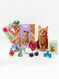 orange tabby cat pop-up greeting cards