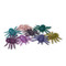 glitter spiders
