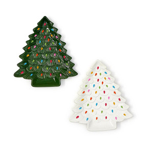 vintage tree serving plate (assorted)