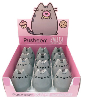 pusheen sweets strawberry tin