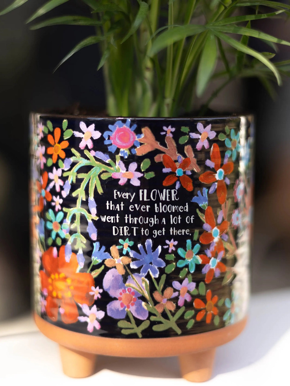 every flower artisan planter - catching fireflies