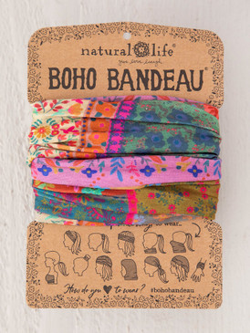 multi patchwork boho bandeau
