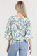 tie waist kimono blouse blue/green
