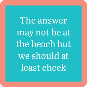 beach answer coaster