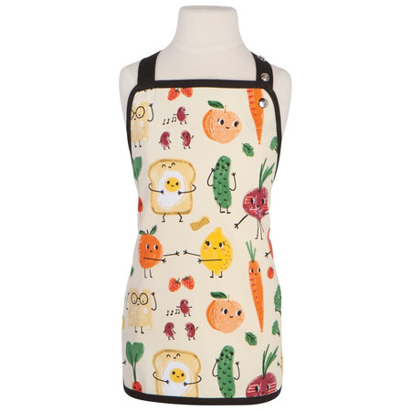 funny food kid's apron