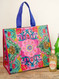 neon pink insulated cooler tote