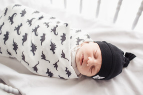 knit swaddle blanket single