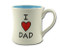 i love heart dad ceramic mug fathers day birthday gift