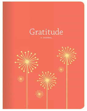 hardcover orange gratitude journal book gift for mom mother girlfriend sister 