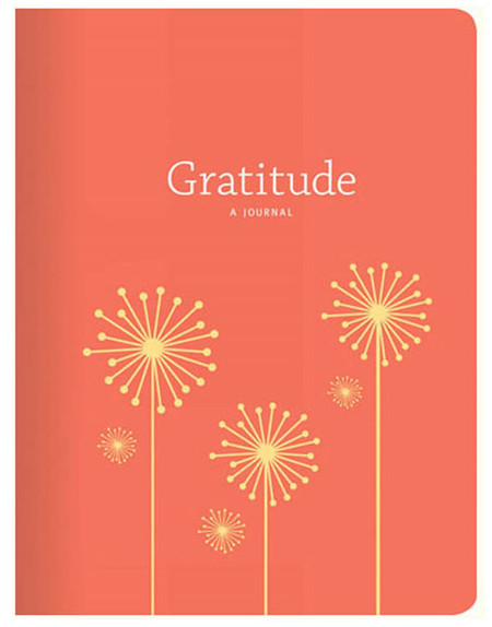 hardcover orange gratitude journal book gift for mom mother girlfriend sister 