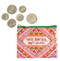 youre you are beautiful dont change zippered coin purse eco friendly recycled wallet blue q