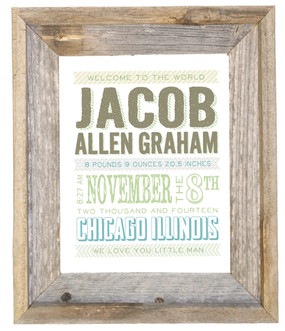 custom personalized gift for new parents