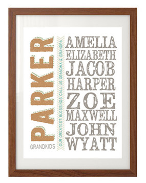 custom personalized gift for grandparents 