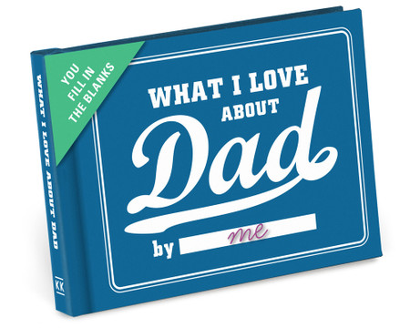 what i love about dad daddy blank fill in the blank journal inspirational gift fathers day