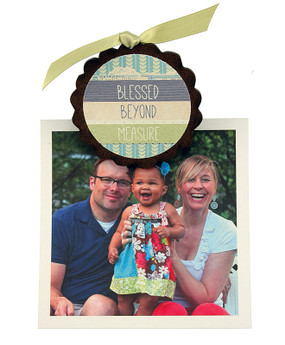 blessed beyond measure clip fridge photo magnet cute whimsical home decor gift girlfriend wife inspirational 