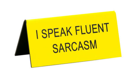 I Speak Fluent Saracasm Desk Sign Cute Funny Hilarious Humorous I Speak Fluent Sarcasm Funny Humorous Desk Sign Co Worker Gift Cute Office Supplies Whimsical Acrylic