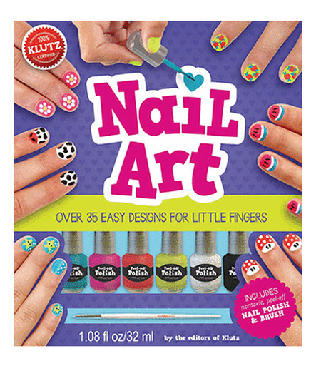 nail art book kit little girls cute gift activity manicure set