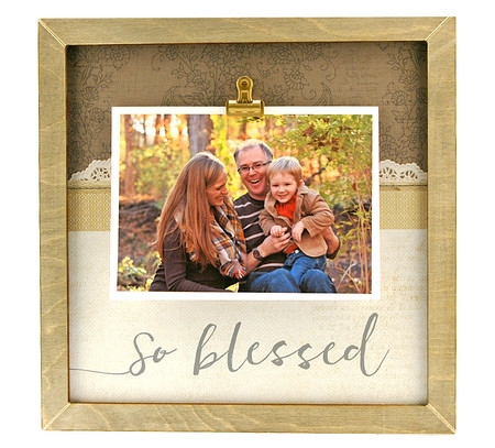 so blessed rustic large clip frame  mom gift mothers day fathers day family whimsical instagram custom personalized