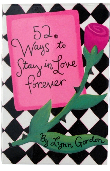 52 fifty two ways to stay in love forever card deck gift for valentine day boyfriend girlfriend wife husband engaged couple wedding shower 