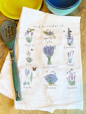 Flour Sack Towel Lavender