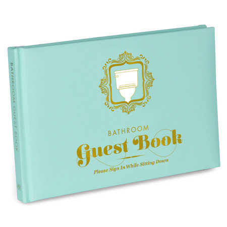 guest book, humor, book, bathroom