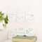 Sweet Sayings Square Porcelain Picture contains inspirational sayings. 4" Sq.
