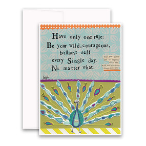 have only one rule | inspirational card