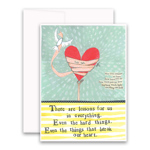 Human Heart Card Encouraging Love Card 