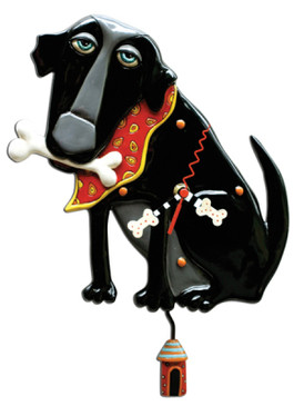 アレンデザインスタジオ 陶器製 壁掛時計 Allen DESIGNS 犬 北欧 アレンデザインスタジオ 陶器製 壁掛時計 Allen DESIGNS 犬 北欧