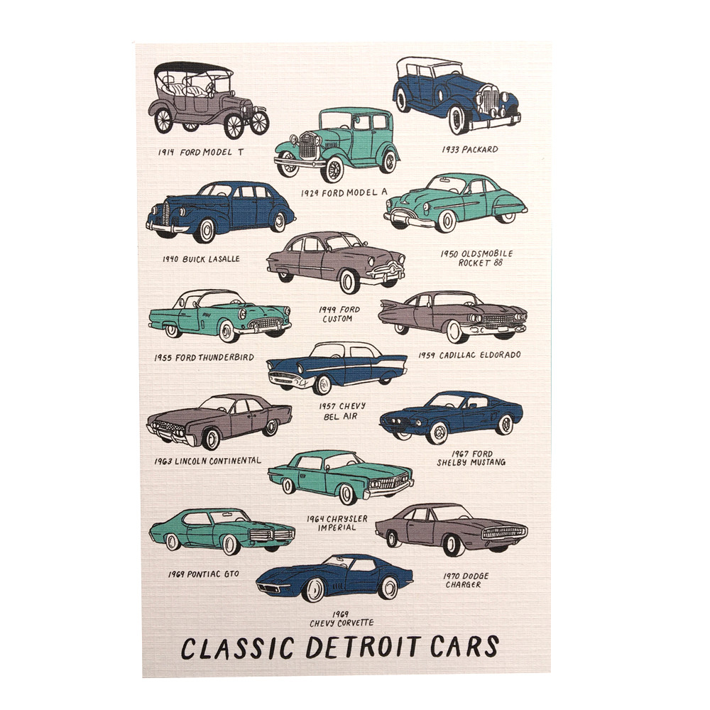 Detroit Classic Cars Mug – City Bird