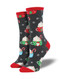Keep yourself in warm and comfy thoughts when you wear our cocoa Christmas socks. Snowfall and shorter days are no match for this creamy, delicious treat. With Santa and Christmas tree mugs, whipped cream and candy cane stir sticks, these cute socks bring Christmas cheer!  
Sock size 9-11 fits U.S. women’s shoe size 5-10.5
Fiber Content: 63% Cotton, 34% Nylon, 3% Spandex