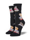 What could be better for a lazy Sunday? A stack of books and a furry companion to curl up with. Featuring cats sitting on piles of books, these socks are also perfect for your next trip to the local bookstore! 
Sock size 9-11 fits U.S. women’s shoe size 5-10.5
Fiber Content: 63% Cotton, 34% Nylon, 3% Spandex