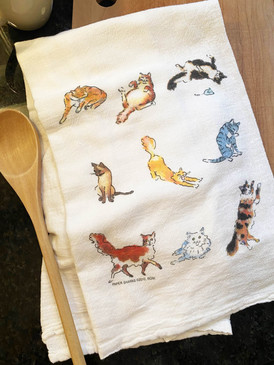 more cats flour sack towel