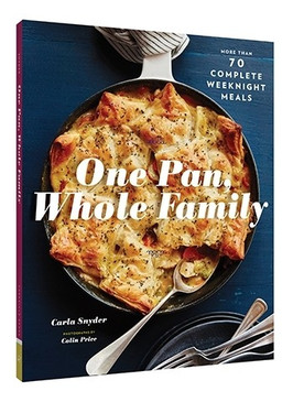 More than 70 Complete Weeknight Meals By Carla Snyder, By Photographer Colin Price Fast, deliciously nutritious family meals—minus the cleanup! Carla Snyder, author of the go-to One Pan, Two Plates cookbooks, takes her tried-and-true cooking methods and delivers 70 incredible, reliable recipes that everyone—including the kids—will love. And to top it off, they're all made in one pan and ready to eat in 45 minutes or less! Each one is perfect for a family that might have little time to cook but big appetites after busy days at work, school, soccer practice, dance lessons, and more. Recipes range from vegetables and chicken to beef and pork (not to mention some delectable seafood dishes) and include beverage pairings both for the grown-ups and the under-twenty-ones, which makes preparing an enticing dinner every night a whole lot easier. Format: paperback Pages: 208