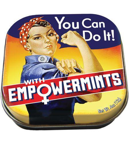 These deliciously strong peppermints are formulated to give you an extra boost when the going gets rough and your confidence sags.
