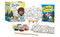 bob ross by the numbers art set, canvas, paint, book