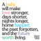 a baby will make you love, new baby card