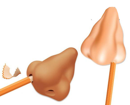 High-quality hard plastic, life-sized and lifelike Nose Pencil Sharpener measures 2.25” long. 