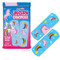 Enchanted Unicorn bandages each 3-3/4" (9.5 cm) tall metal tin contains fifteen 3" x 1" (7.6 cm x 2.5 cm) latex-free adhesive bandages with sterile gauze 