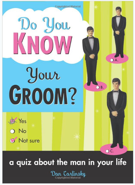 do you know your groom funny bridal wedding shower gift