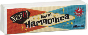 neato metal harmonica 4"