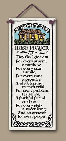 irish prayer sign